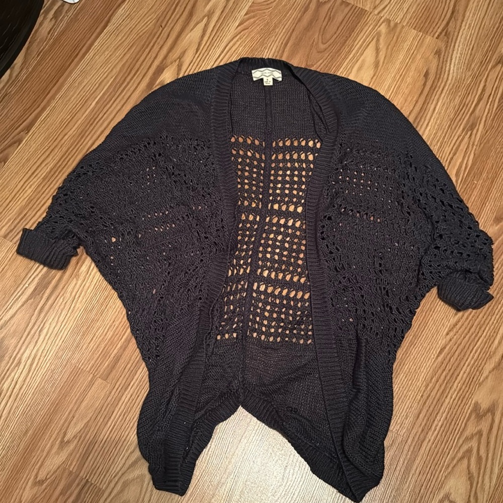 Pink rose cardigan size small